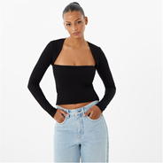 Black - Jack Wills - Jersey Shrug Set