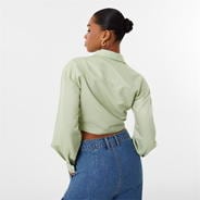 Jolly Green - Jack Wills - Draped Cropped Blouse