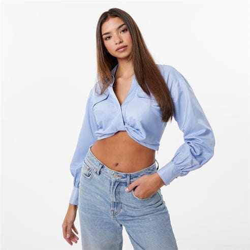 Jack Wills - Draped Cropped Blouse