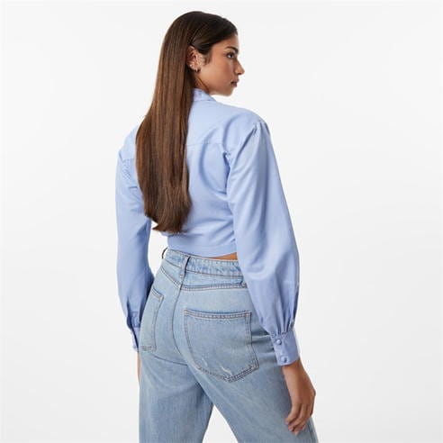 Jack Wills - Draped Cropped Blouse