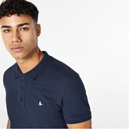 Navy - Jack Wills - Eaton Stretch Polo