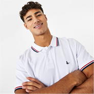 White - Jack Wills - Edgeware Tipped Polo