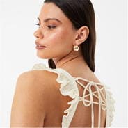 Buttercream - Jack Wills - Frill Sleeve Top