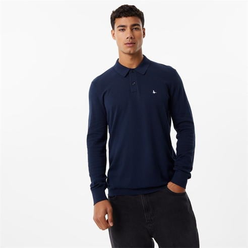 Jack Wills - Long Sleeve Knitted Polo