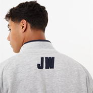 Ice Marl - Jack Wills - Retro Graphic Half Zip