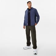 Navy Acid Wash - Jack Wills - Brushed Check Flannel