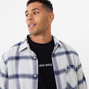 Grey Marl - Jack Wills - Brushed Check Flannel