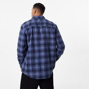 Navy Dble Face - Jack Wills - Brush Flannel Check