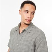 Green - Jack Wills - Short Sleeve Check Shirt