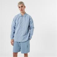 Powder Blue - Jack Wills - Tech Zip Front Shirt