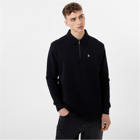 Jack Wills - Quarter Zip Collar Sweater