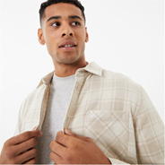 Stone Dbl Face - Jack Wills - Brushed Flannel Check Shirt