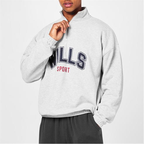 Jack Wills - Graphic quarter Zip Sn51