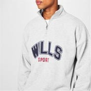 Ice Marl - Jack Wills - Graphic quarter Zip Sn51