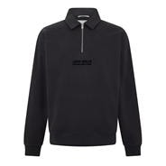 Washed Black - Jack Wills - Slouch quarter Zip Sn51