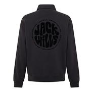 Washed Black - Jack Wills - Slouch quarter Zip Sn51