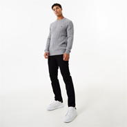 Grey - Jack Wills - Marlow Merino Wool Blend Cable Knitted Jumper