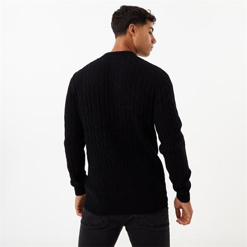 Jack Wills - Marlow Merino Wool Blend Cable Knitted Jumper