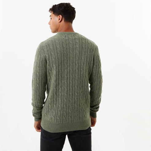 Jack Wills - Marlow Merino Wool Blend Cable Knitted Jumper