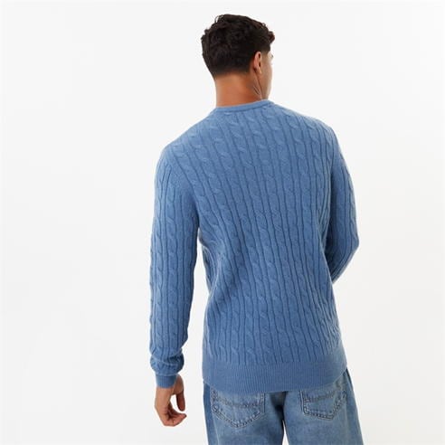 Jack Wills - Marlow Merino Wool Blend Cable Knitted Jumper