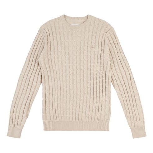 Jack Wills - Marlow Merino Wool Blend Cable Knitted Jumper