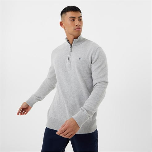 Jack Wills - Funnel Neck Half Zip Jumper