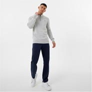 Lt Ash Marl - Jack Wills - Funnel Neck Half Zip Jumper