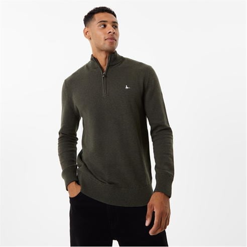 Jack Wills - Funnel Neck Half Zip Jumper