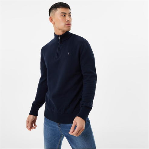 Jack Wills - Funnel Neck Half Zip Jumper