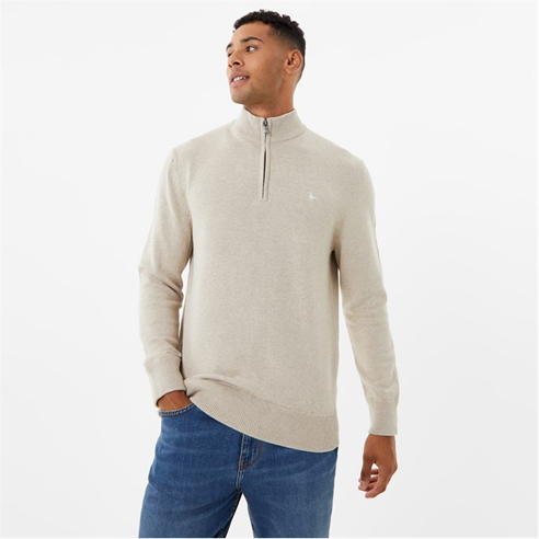 Jack Wills - Funnel Neck Half Zip Jumper