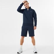 Navy - Jack Wills - Barchester Quarter Zip Sweatshirt