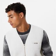 Cream - Jack Wills - Zip Through Vest