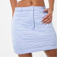 Soft Blue - Jack Wills - High-Waisted Quilted Mini Skirt