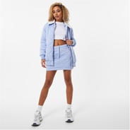 Soft Blue - Jack Wills - High-Waisted Quilted Mini Skirt