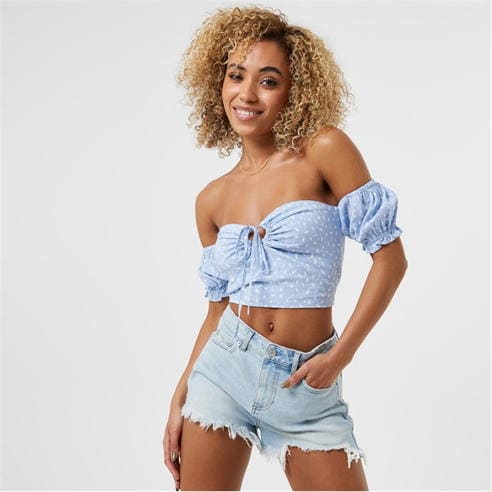 Jack Wills - Off Shoulder Crop Top