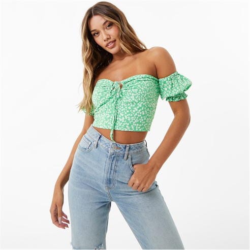 Jack Wills - Off Shoulder Crop Top