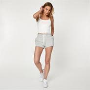 Grey Marl - Jack Wills - Bea Logo Sweat Shorts