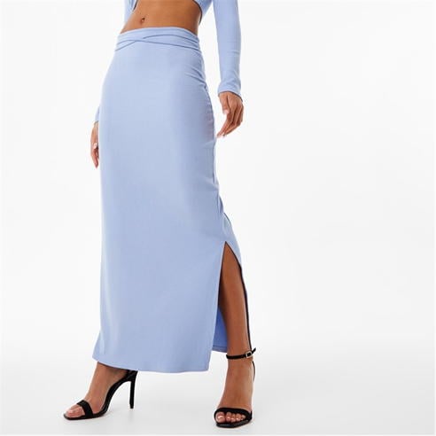 Jack Wills - Ribbed Tie Waist Maxi Skirt