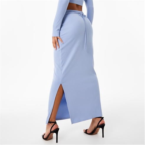 Jack Wills - Ribbed Tie Waist Maxi Skirt