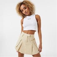 Stone - Jack Wills - Cargo Mini Skirt