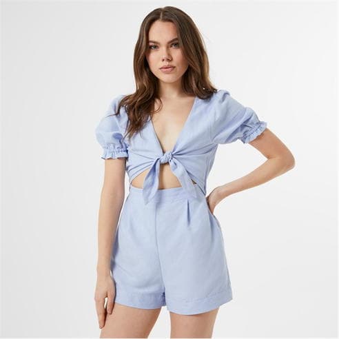 Jack Wills - Tie Front Playsuit