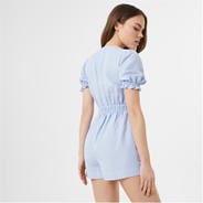 Blue - Jack Wills - Tie Front Playsuit