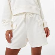 Vintage White - Jack Wills - Cargo Fleece Shorts