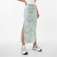 Print - Jack Wills - Bias Cut Midi Skirt