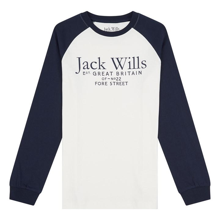 Raglan Long Sleeve T-Shirt Junior Boys