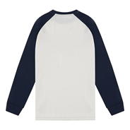 Marshmallow - Jack Wills - Raglan Long Sleeve T-Shirt Junior Boys