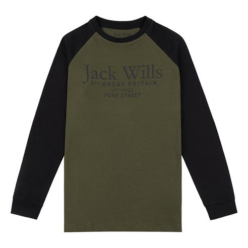 Jack Wills - Raglan LS Tee Jn99