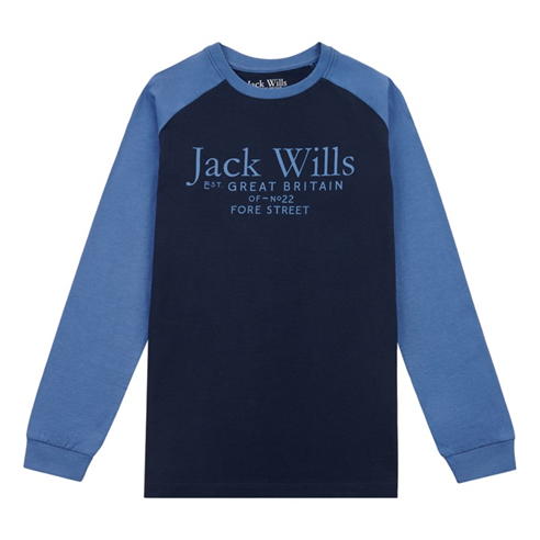 Jack Wills - Raglan LS Tee Jn99