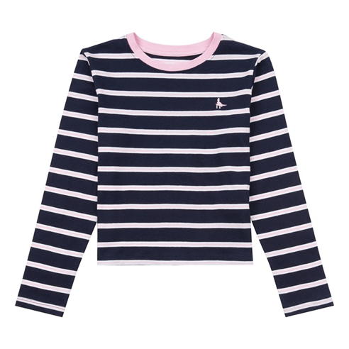 Jack Wills - Stripe Long Sleeve T-shirt Junior Girls