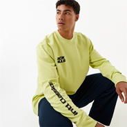 Lime - Jack Wills - Long Sleeve Racer Tee